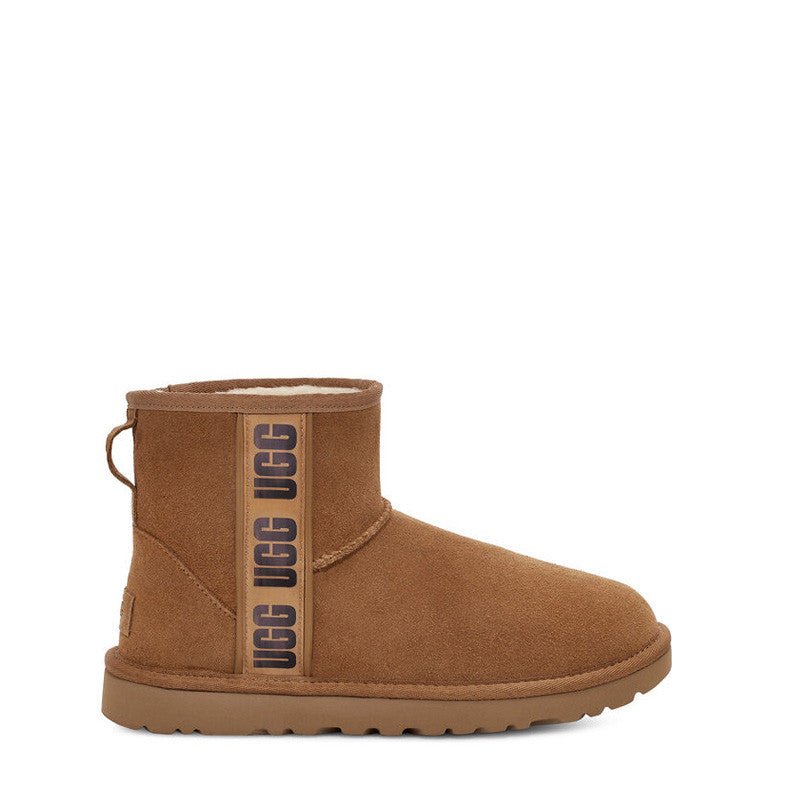 Bottes Classic Mini Side Logo II - Marron - Femme - UGG - The Bradery