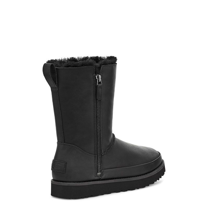 Bottes Classic Zip Short - Noir - Femme - UGG2 - The Bradery