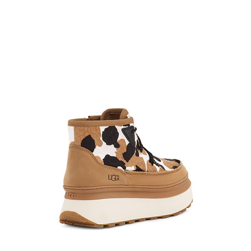 Bottes Marin Bootie Cow Print - Marron - Femme - UGG - The Bradery