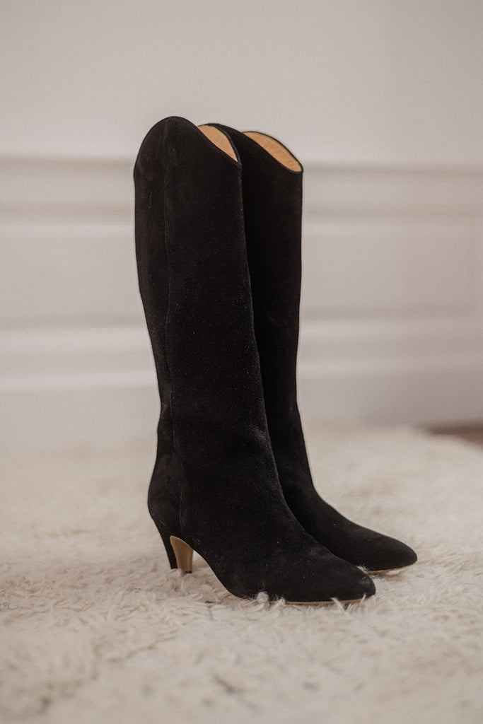 Bottes Roby - Black - Plume Paris - The Bradery