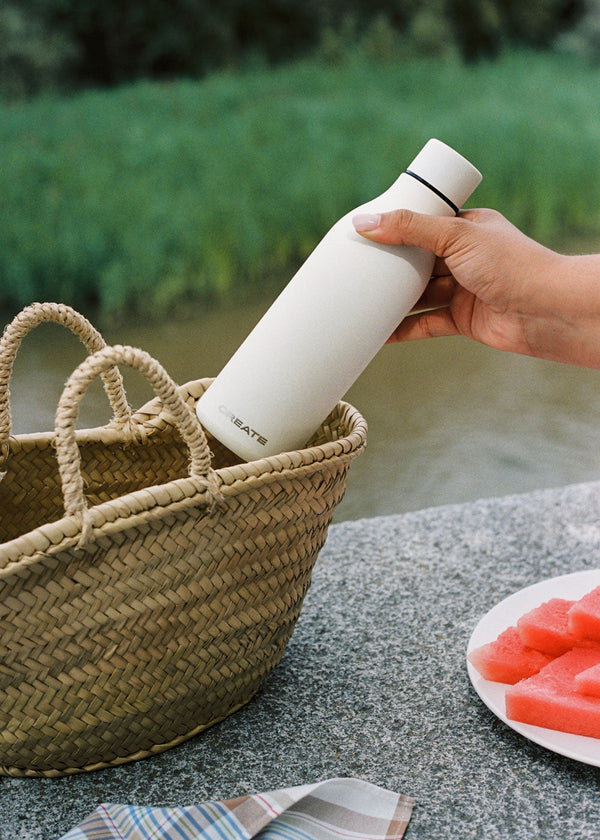 Bottle Studio - Bouteille Thermos En Acier Inoxydable 550Ml - Blanc Cassé
