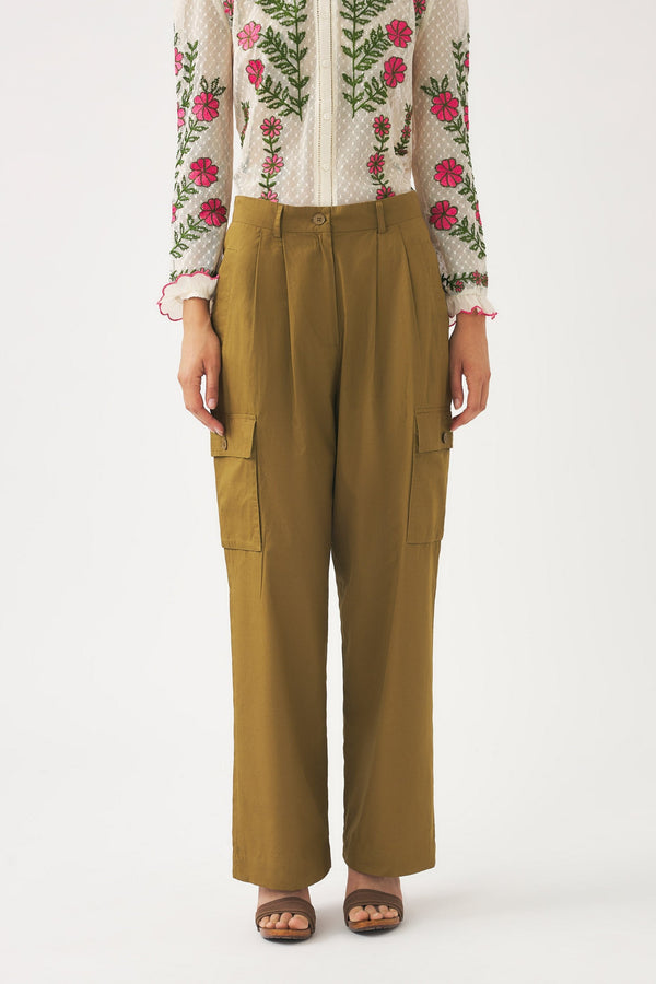Pantalon Cargo Bottom - Kaki