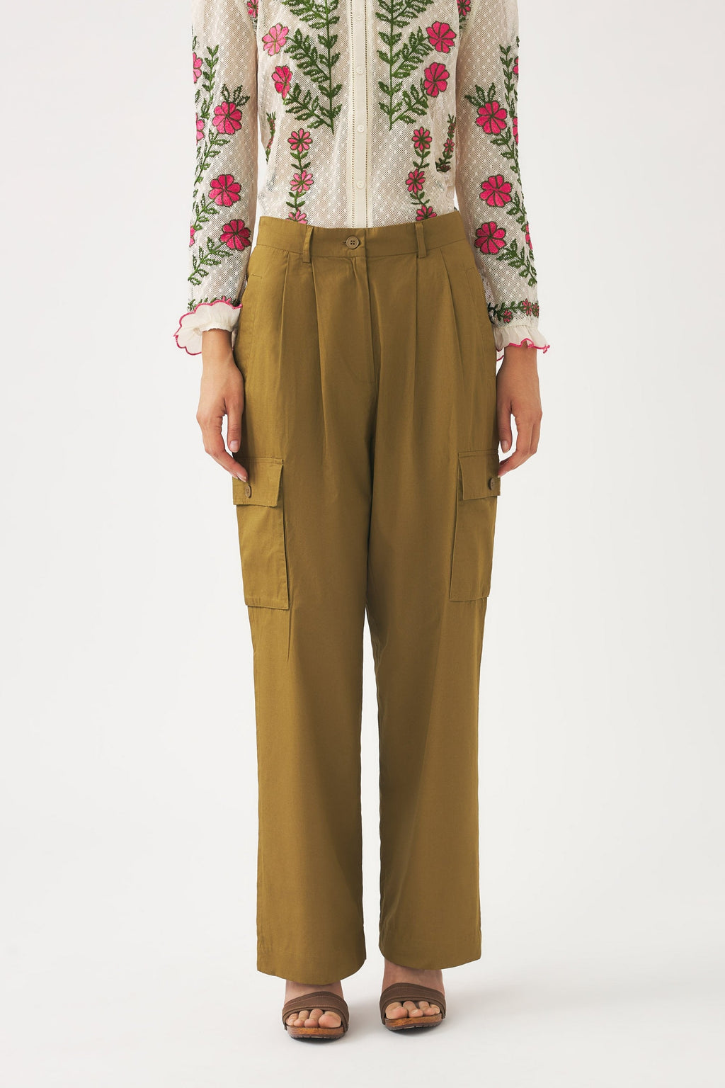 Pantalon Cargo Bottom - Kaki