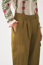 Pantalon Cargo Bottom - Kaki