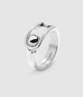 Goossens Paris - Bague Boucle Palladium - Femme