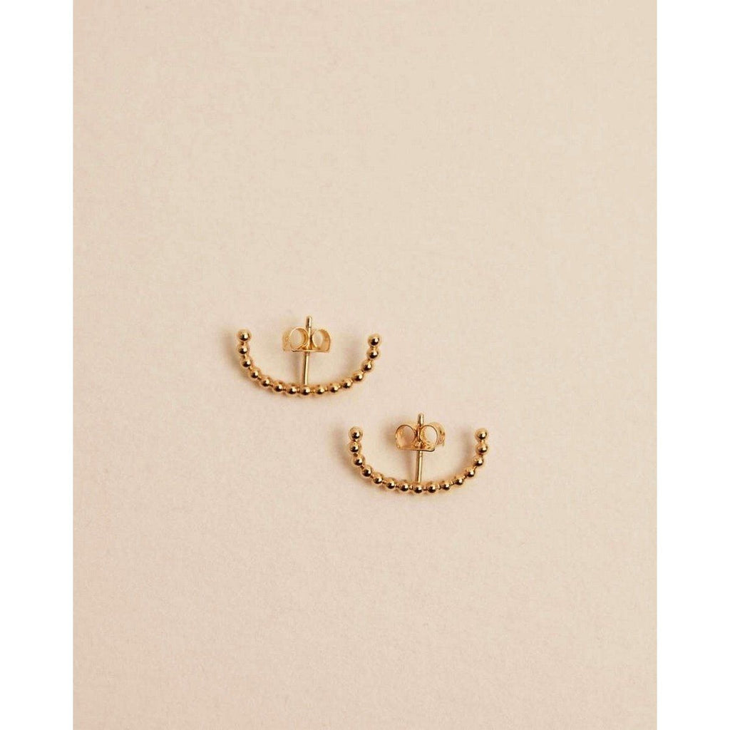 Boucles D’Oreilles Alba Or Jaune - Boucles D’Oreilles - Waekura - The Bradery