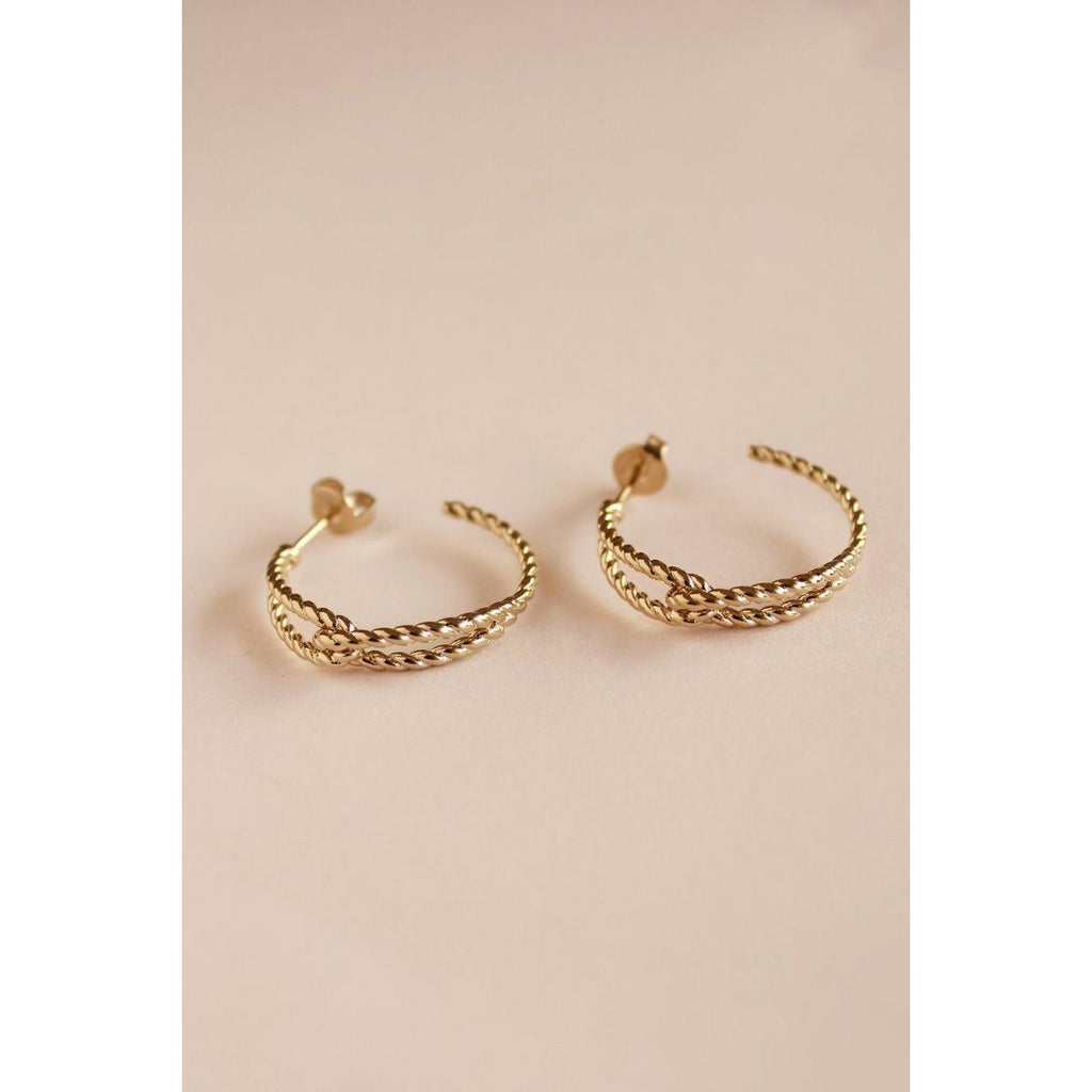 Boucles D’Oreilles Amirale Or Jaune - Boucles D’Oreilles - Waekura - The Bradery