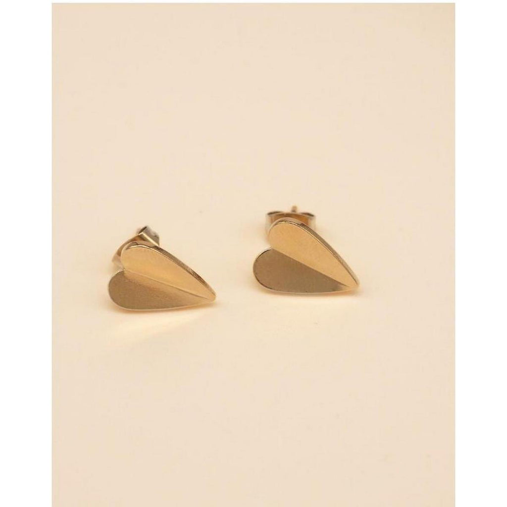 Boucles D’Oreilles Amo Or Jaune - Boucles D’Oreilles - Waekura - The Bradery
