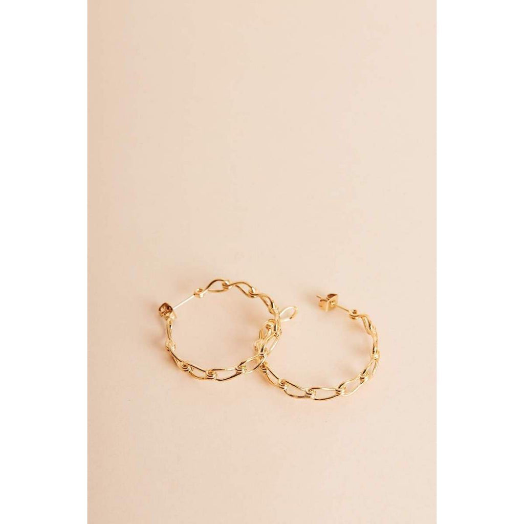 Boucles D’Oreilles Andora Or Jaune - Boucles D’Oreilles - Waekura - The Bradery