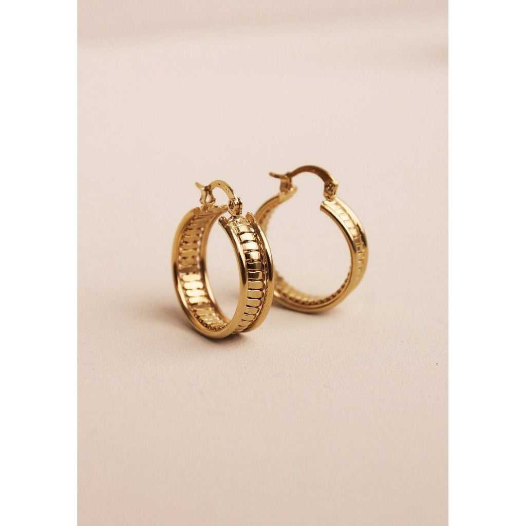 Boucles D’Oreilles Aura Or Jaune - Boucles D’Oreilles - Waekura - The Bradery