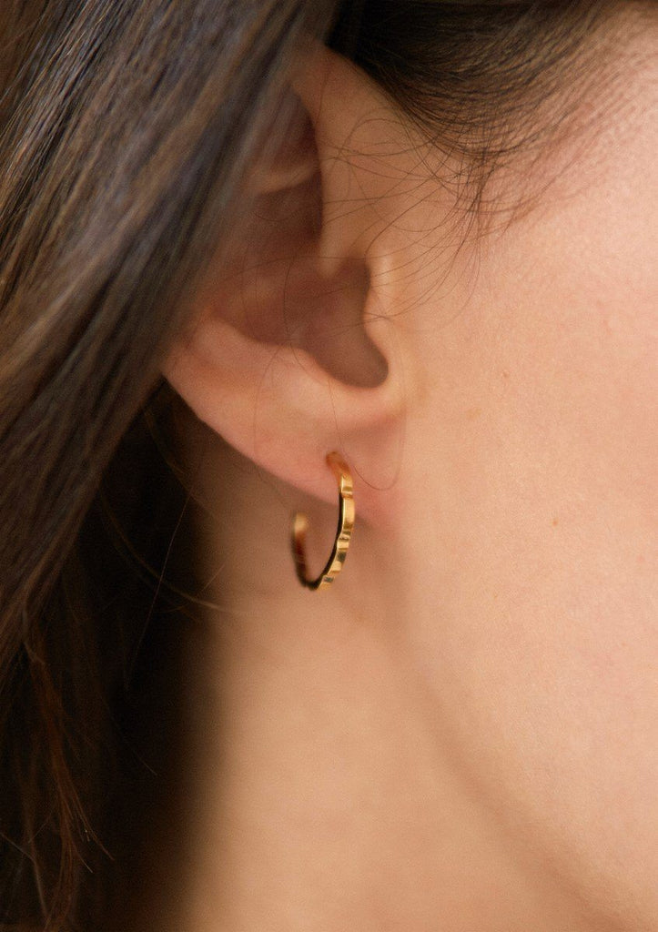 Boucles D’Oreilles Bianca Or Jaune - Boucles D’Oreilles - Waekura - The Bradery