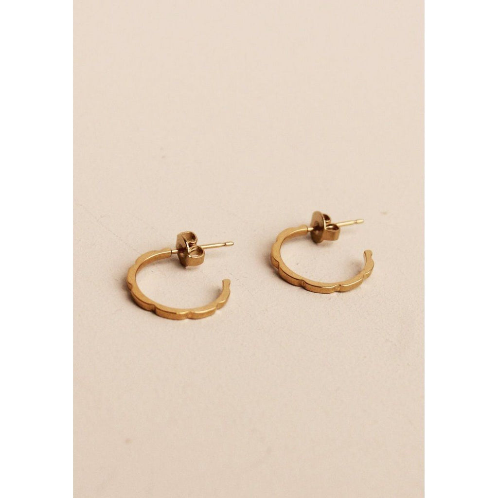 Boucles D’Oreilles Bianca Or Jaune - Boucles D’Oreilles - Waekura - The Bradery
