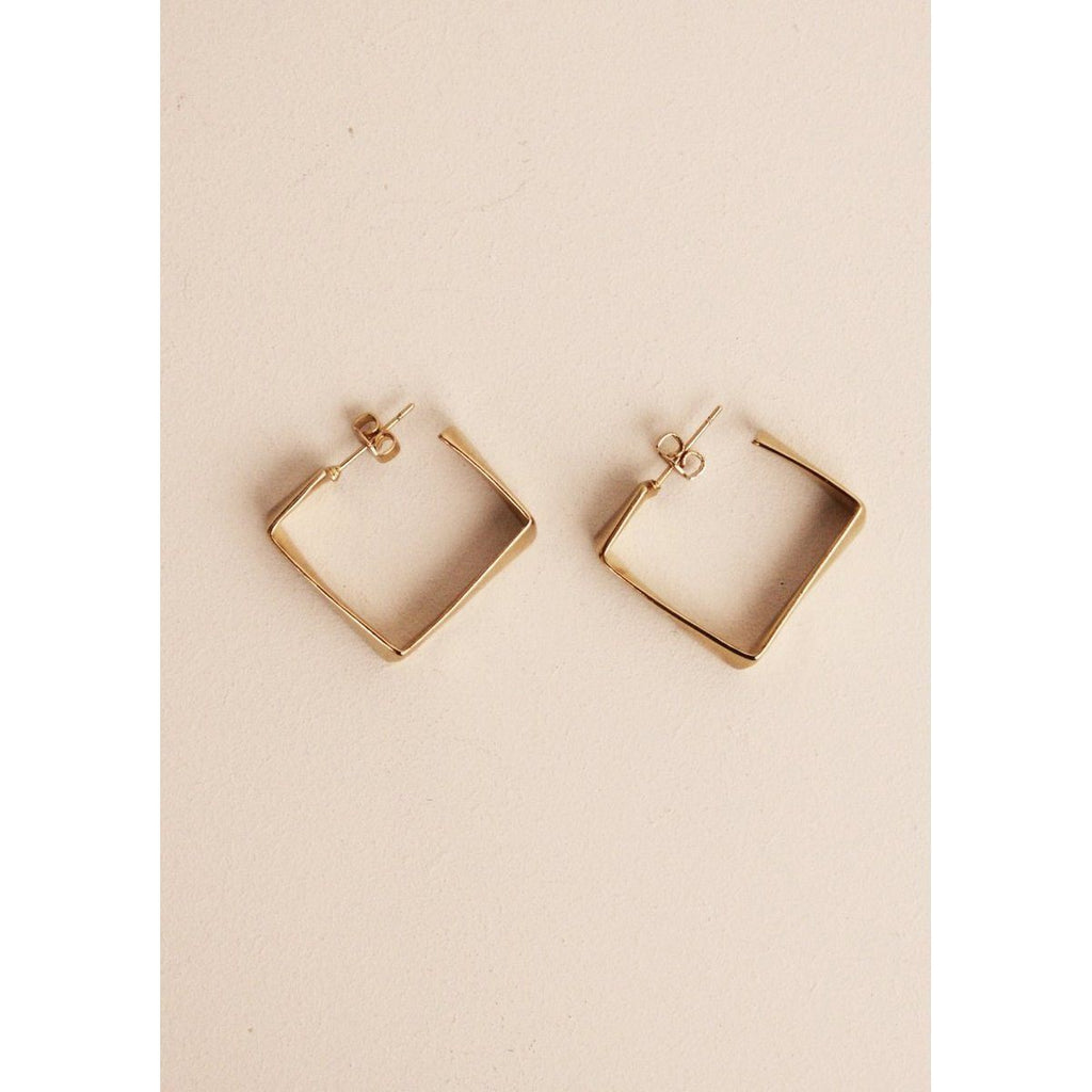 Boucles D’Oreilles Chloe Or Jaune - Boucles D’Oreilles - Waekura - The Bradery