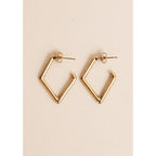 Boucles D’Oreilles Claire Or Jaune - Boucles D’Oreilles - Waekura - The Bradery