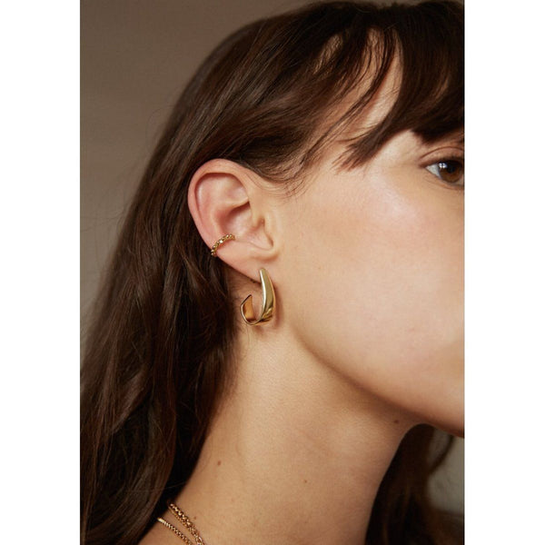 Boucles D’Oreilles Doni Or Jaune - Boucles D’Oreilles - Waekura - The Bradery