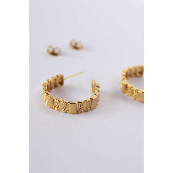 Boucles D’Oreilles Ecume Or Jaune - Boucles D’Oreilles - Waekura - The Bradery