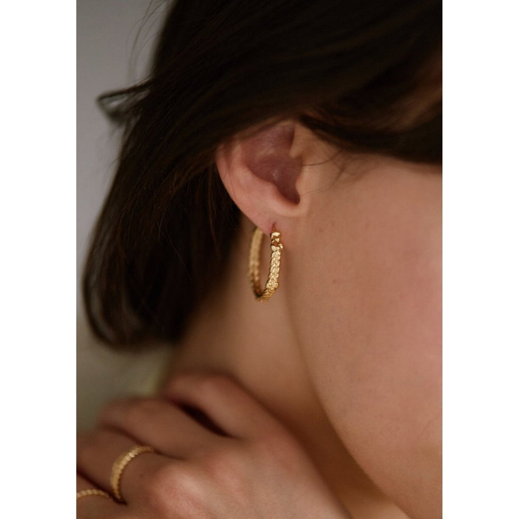 Boucles D’Oreilles Eden Or Jaune - Boucles D’Oreilles - Waekura - The Bradery