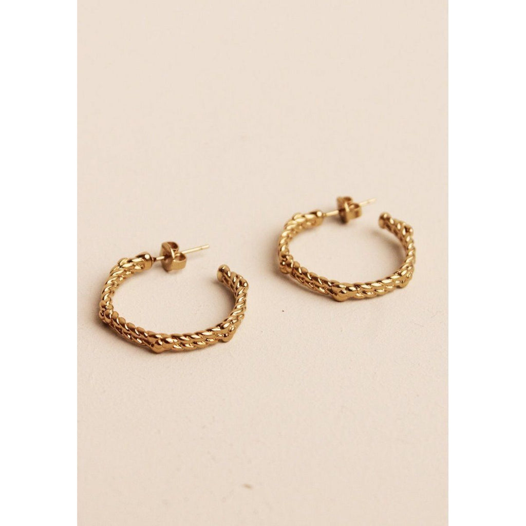 Boucles D’Oreilles Eden Or Jaune - Boucles D’Oreilles - Waekura - The Bradery