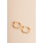 Boucles D’Oreilles Emma Or Jaune - Boucles D’Oreilles - Waekura - The Bradery