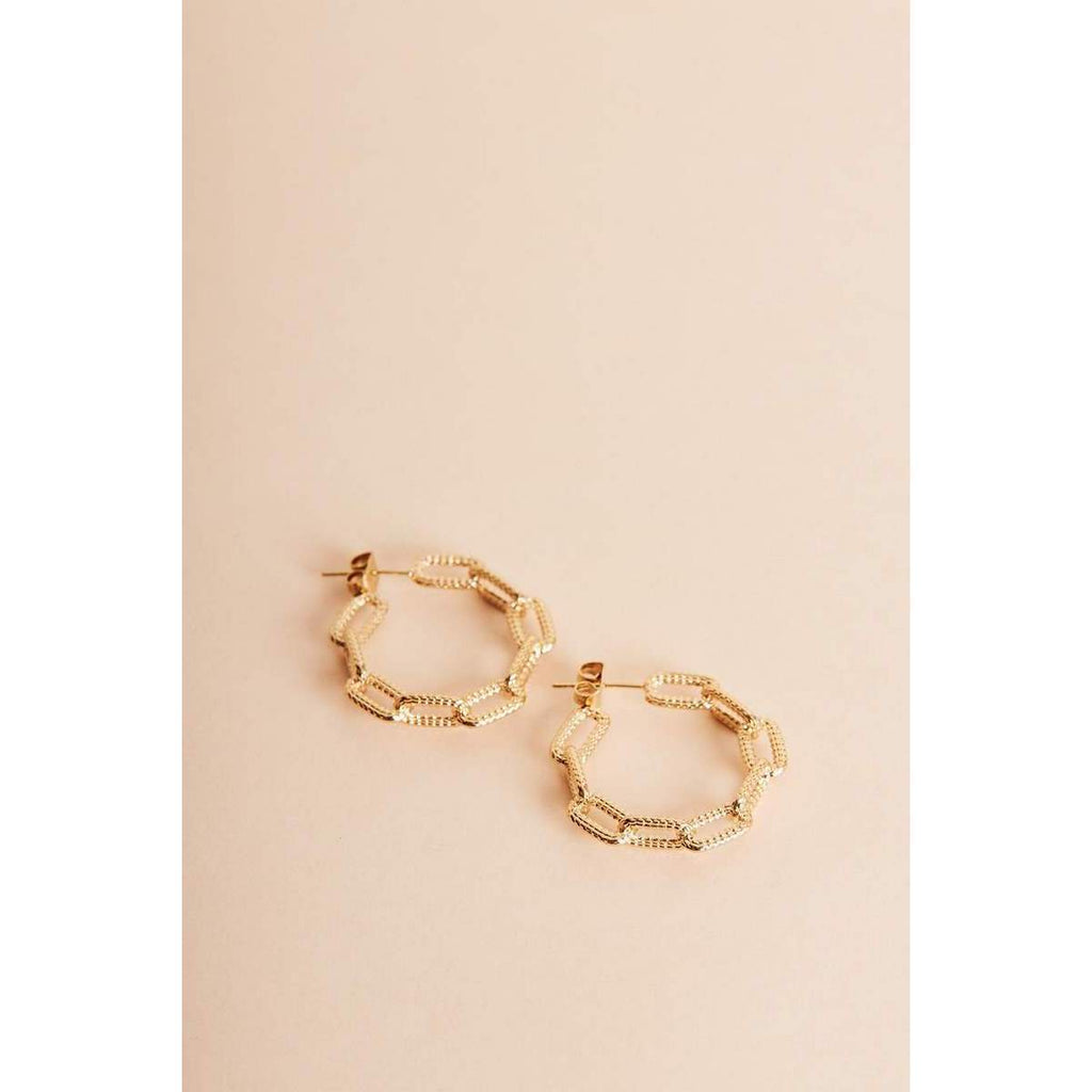 Boucles D’Oreilles Emma Or Jaune - Boucles D’Oreilles - Waekura - The Bradery