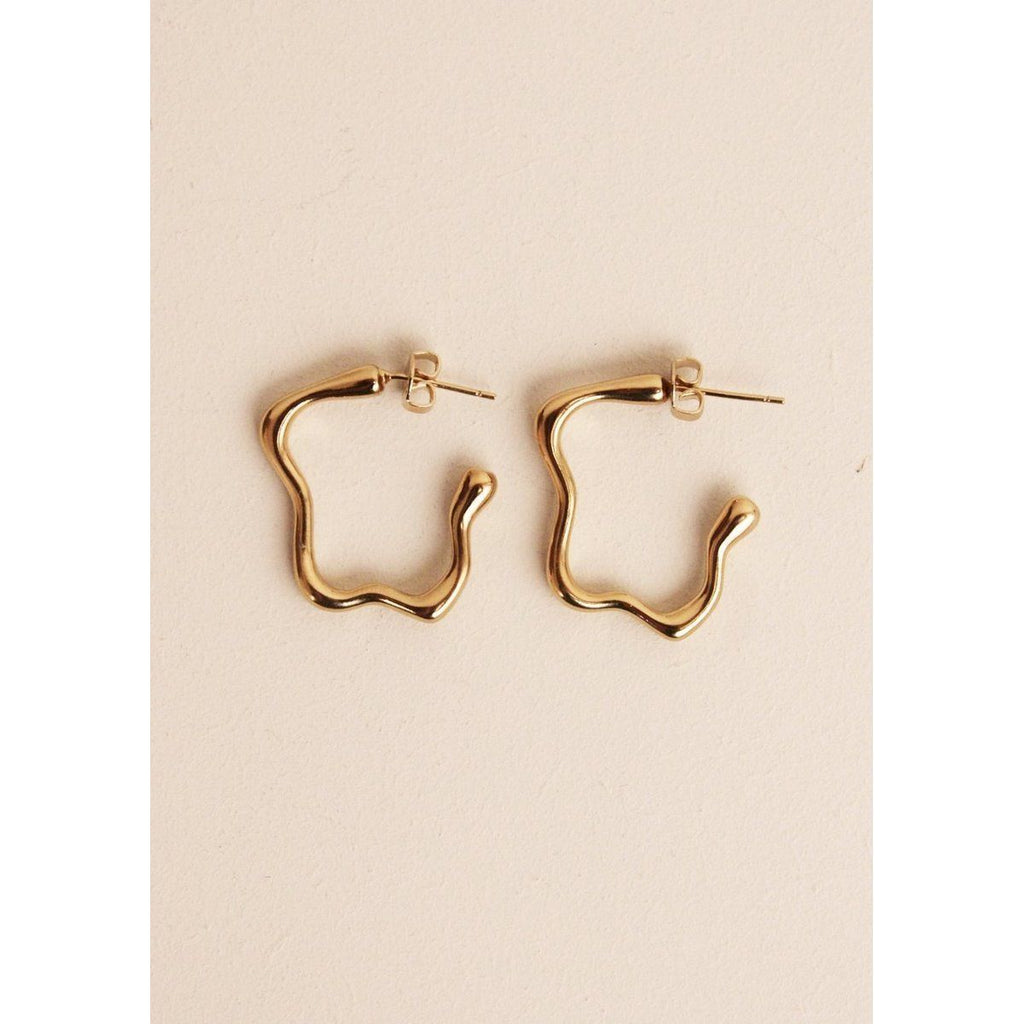 Boucles D’Oreilles Isidore Or Jaune - Boucles D’Oreilles - Waekura - The Bradery