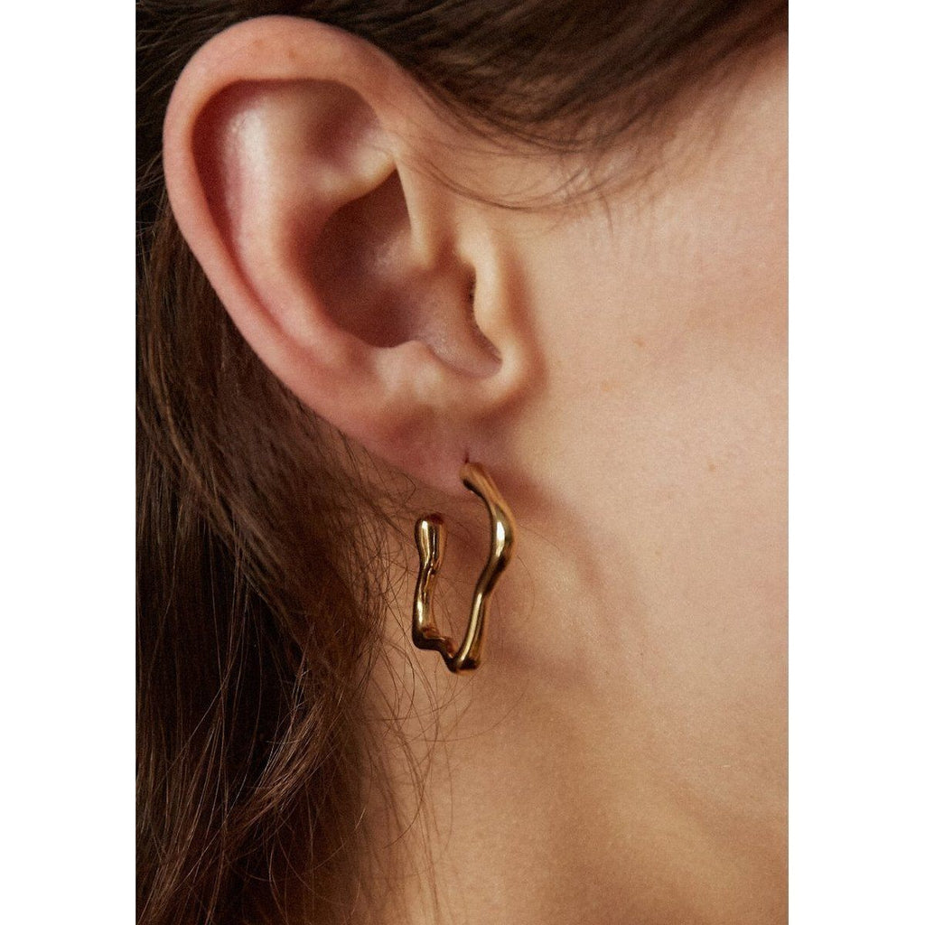 Boucles D’Oreilles Isidore Or Jaune - Boucles D’Oreilles - Waekura - The Bradery