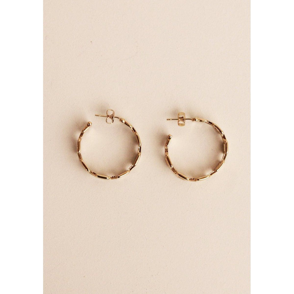 Boucles D’Oreilles Jerry Or Jaune - Boucles D’Oreilles - Waekura - The Bradery