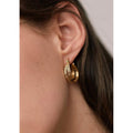 Boucles D’Oreilles Lia Or Jaune - Boucles D’Oreilles - Waekura - The Bradery