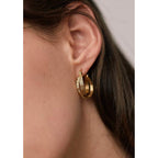 Boucles D’Oreilles Lia Or Jaune - Boucles D’Oreilles - Waekura - The Bradery