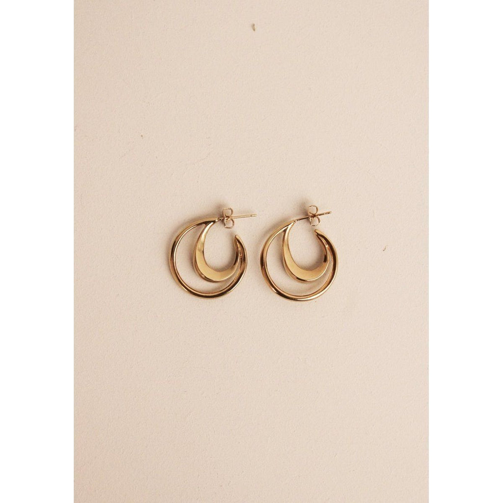Boucles D’Oreilles Niki Or Jaune - Boucles D’Oreilles - Waekura - The Bradery