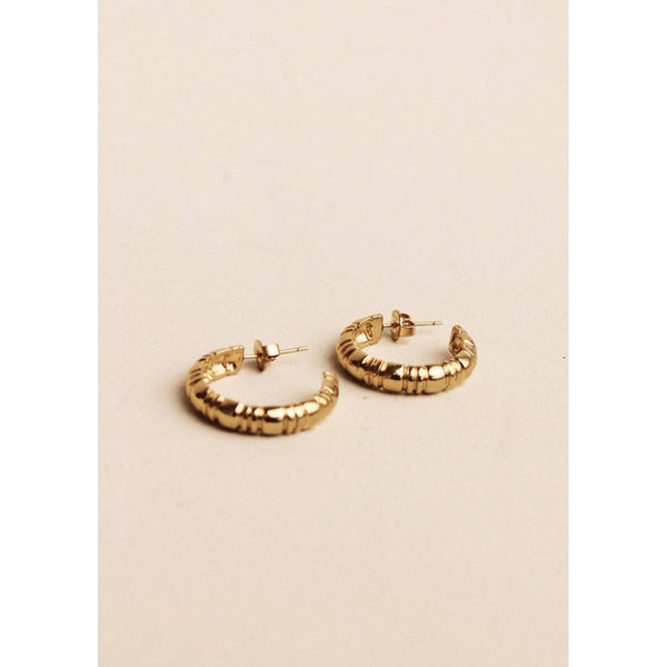 Boucles D’Oreilles Paloma Or Jaune - Boucles D’Oreilles - Waekura - The Bradery