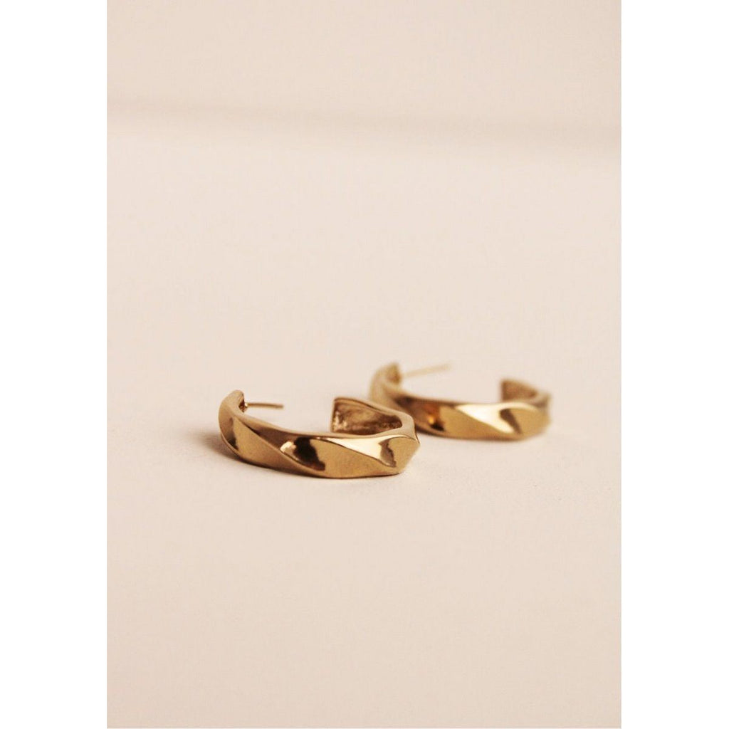 Boucles D’Oreilles Pira Or Jaune - Boucles D’Oreilles - Waekura - The Bradery