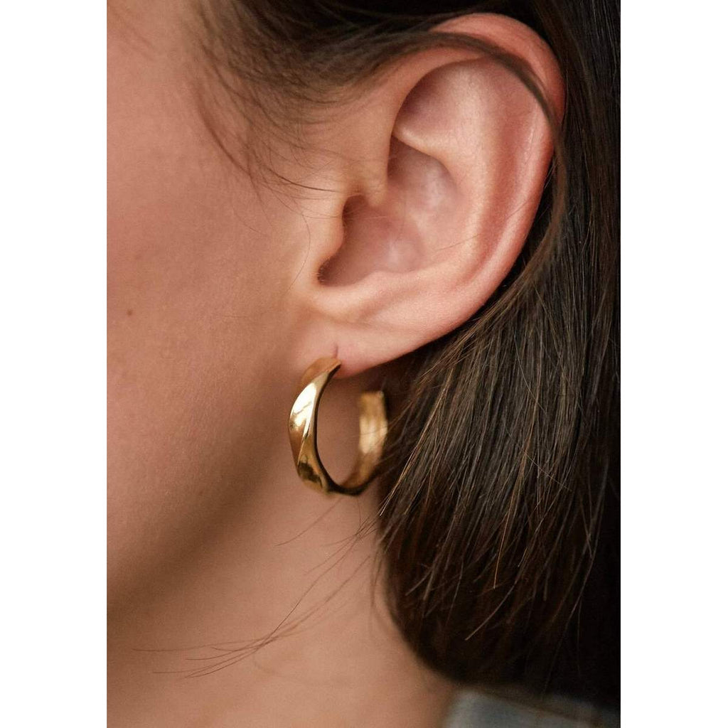 Boucles D’Oreilles Pira Or Jaune - Boucles D’Oreilles - Waekura - The Bradery