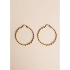 Boucles D’Oreilles Torsade Or Jaune - Boucles D’Oreilles - Waekura - The Bradery