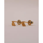 Boucles D’Oreilles Zodiaque Capricorne Or Jaune - Boucles D’Oreilles - Waekura - The Bradery