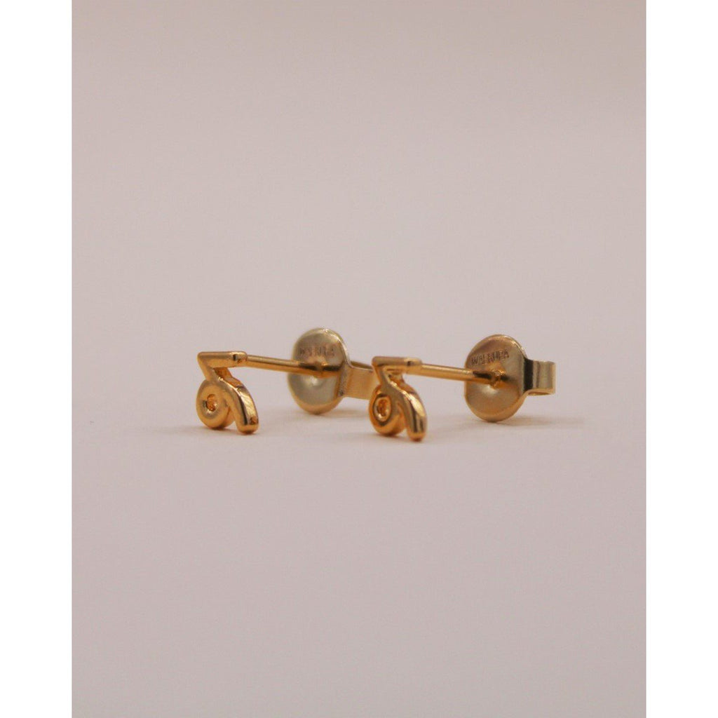 Boucles D’Oreilles Zodiaque Capricorne Or Jaune - Boucles D’Oreilles - Waekura - The Bradery