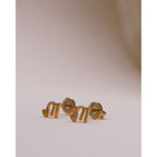 Boucles D’Oreilles Zodiaque Scorpion Or Jaune - Boucles D’Oreilles - Waekura - The Bradery
