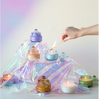 Bougie Bonbon Parfumée - Cotton & Teak