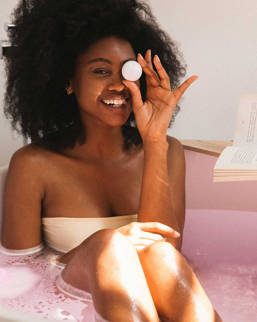 Boules de bain avec bijou - Happy moments - Argent