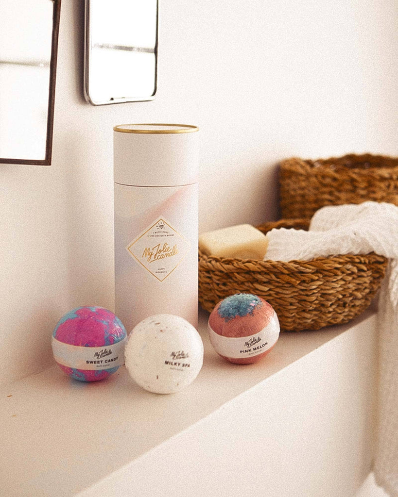 Boules de bain avec bijou - Happy moments - Argent