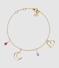 Atelier Paulin - Bracelet Théia Saphir Rose - Femme
