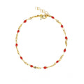 Bracelet Tuttifrutti - Or / Rouge - Nilaï - The Bradery