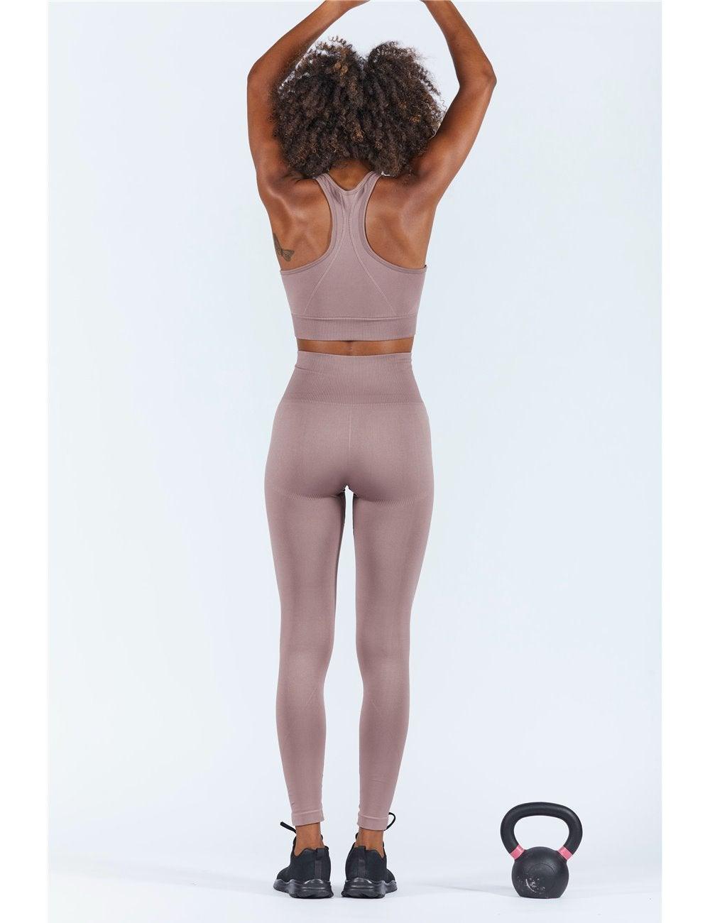 Haut Sport Femme champagne vu de dos