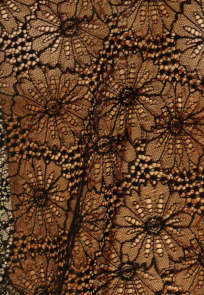 Brassière Foulard Black Garden