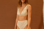 Brassière Foulard White Fig Leaves