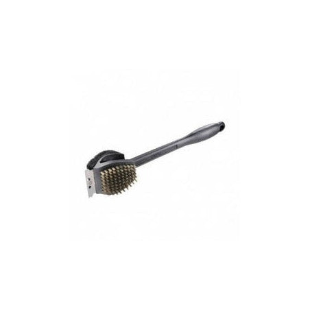 Bbq - Brosse De Nettoyage Bbq 3 En 1 - Noir/Argent