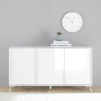 Buffet 3 Portes L156 cm - City - Blanc