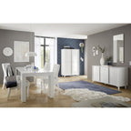 Buffet 3 Portes L156 cm - City - Blanc