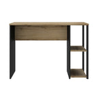 Bureau Industriel Avec Étagères L107 cm - Soan - Décor Bois