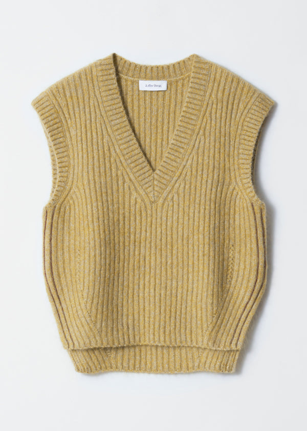 Pull Ve Marissa Sans Manches - Jaune